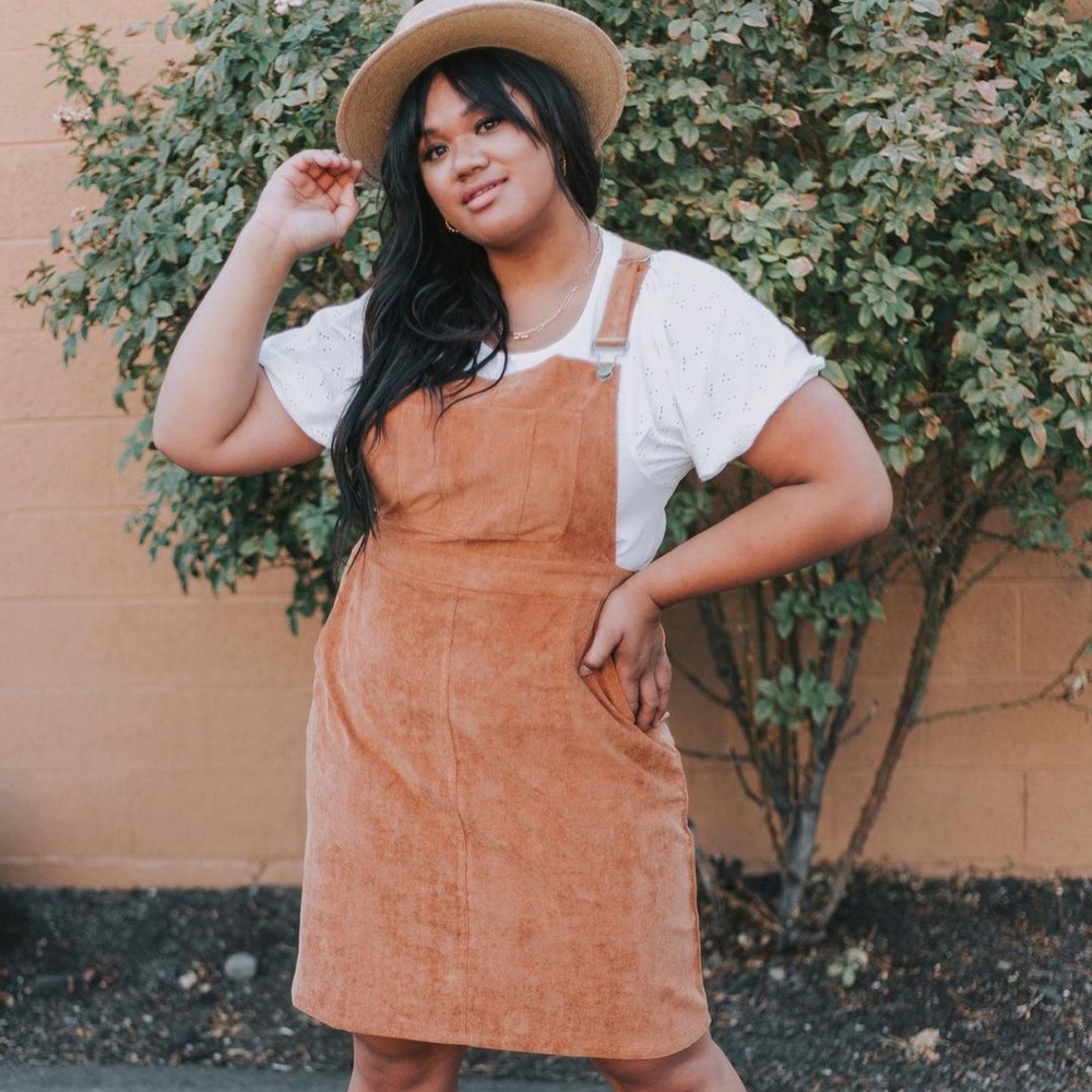 Plus Size Overall Dress